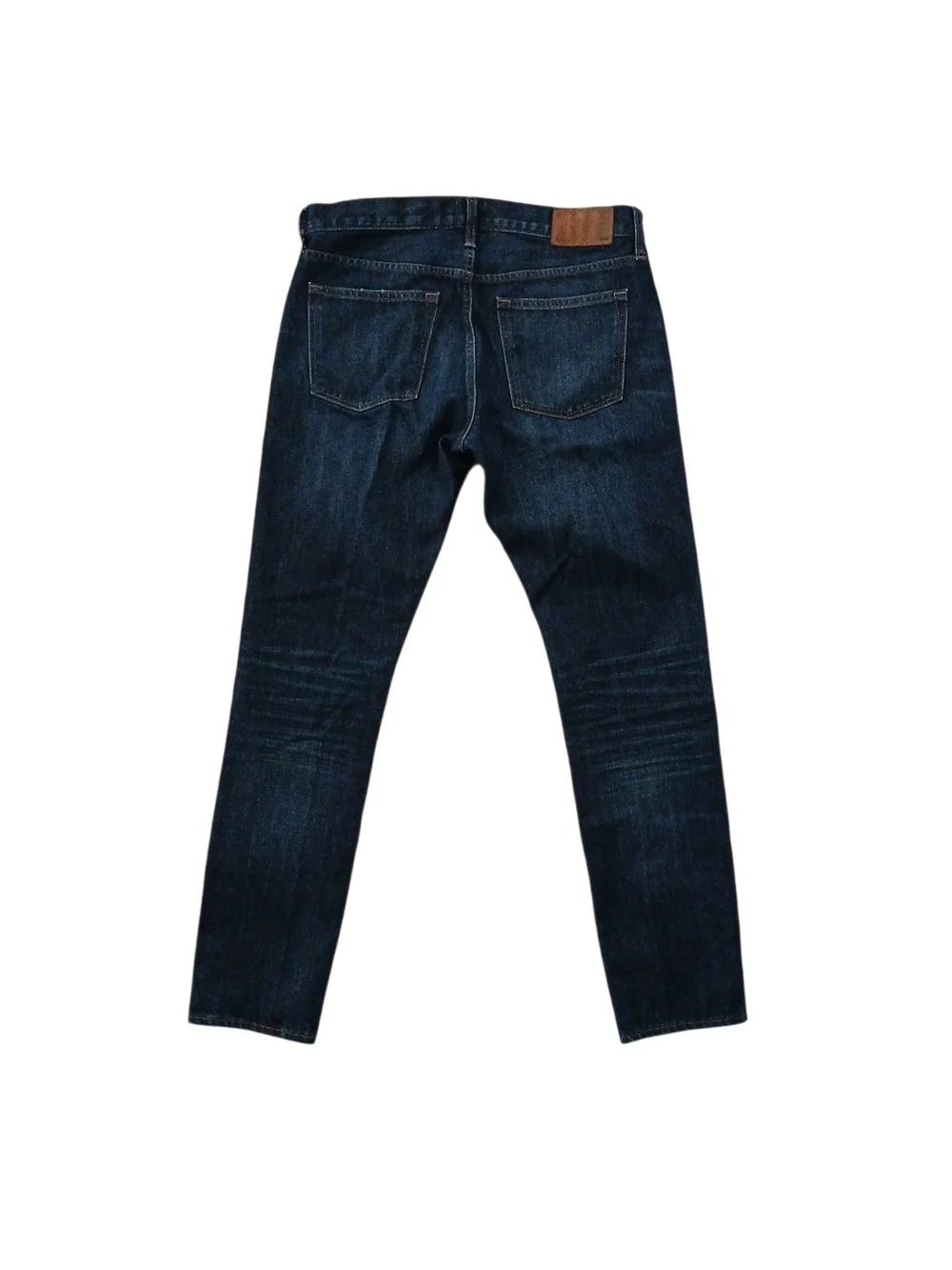 J.Crew 484 Slim Tapered Jeans Mens 33x32 Blue Dark Wash Cotton Denim Casual Pant
